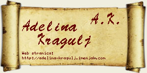 Adelina Kragulj vizit kartica